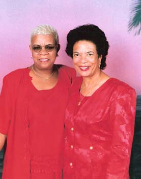 Clarencia Flynn Walker (with sister Ethel Flynn)