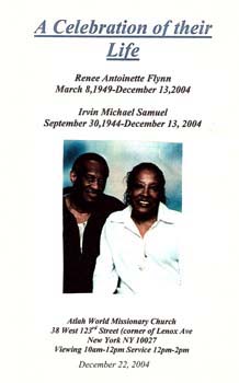 Renee Flynn & Irvin Samuel (Funeral)